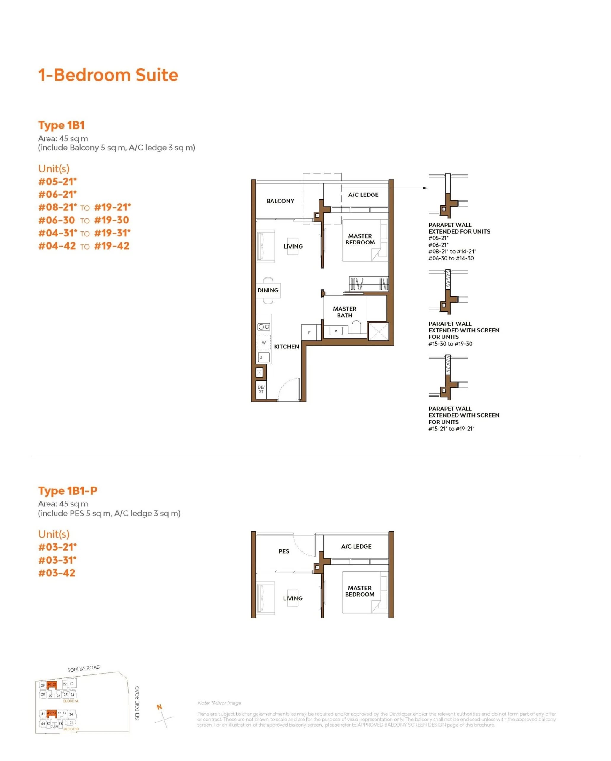 The Collective At One Sophia floorplan